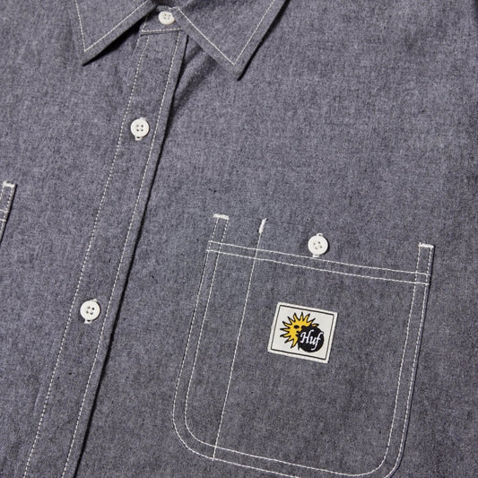 Total Eclipse Chambray Shirt - Black