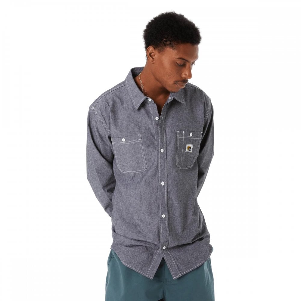 Total Eclipse Chambray Shirt - Black