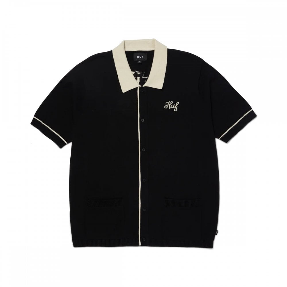Icarus S/S Knit Top - Black