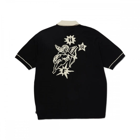 Icarus S/S Knit Top - Black
