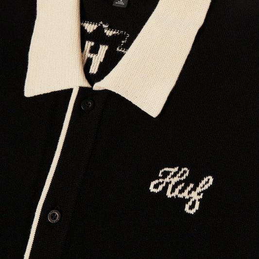 Icarus S/S Knit Top - Black