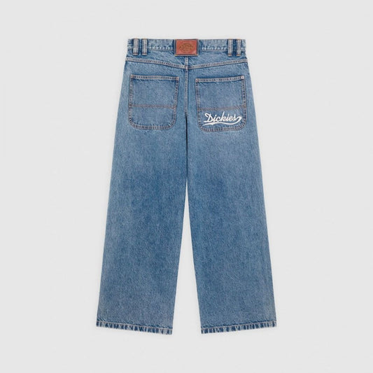 Loose Wave Denim - Rinsed Blue with Fade