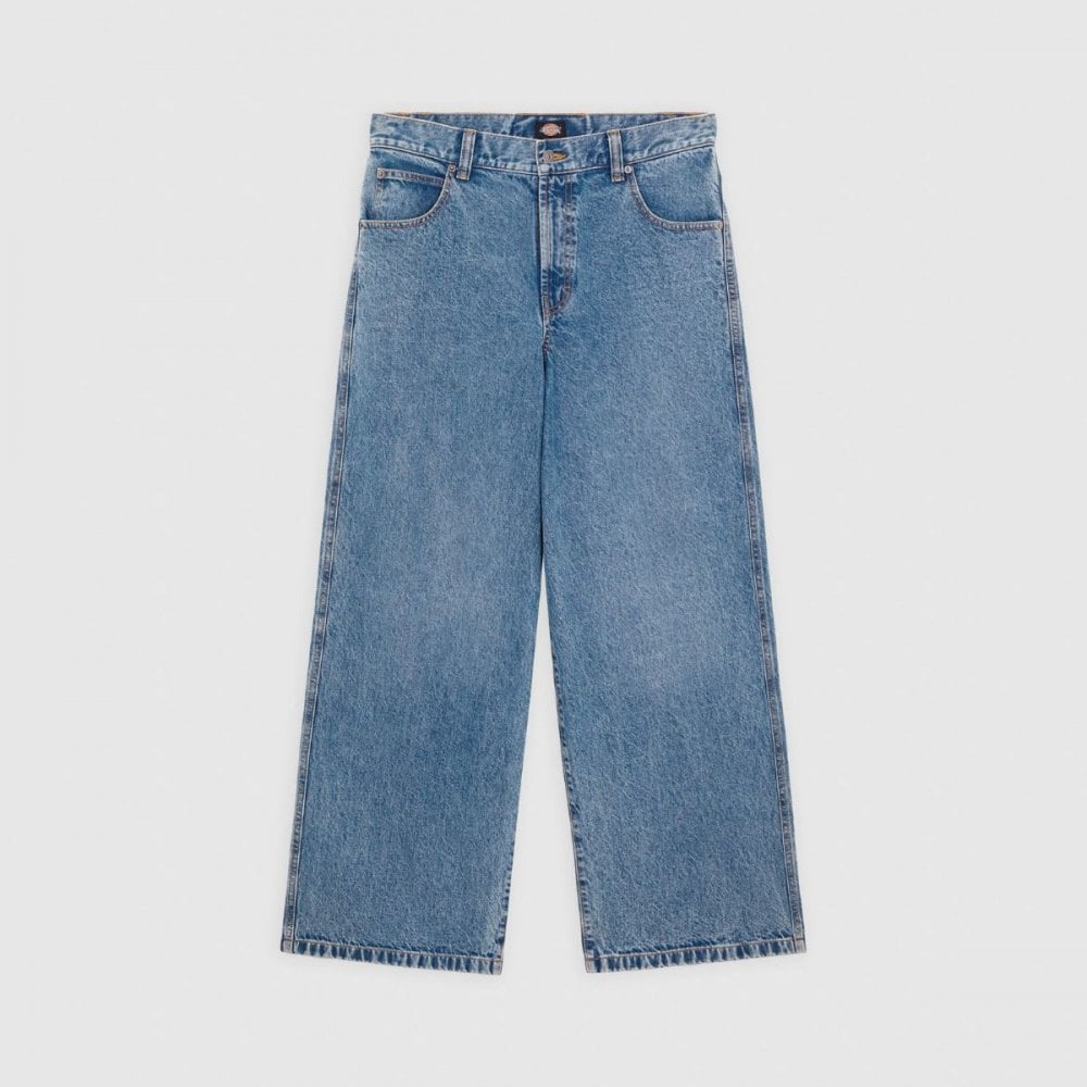Loose Wave Denim - Rinsed Blue with Fade