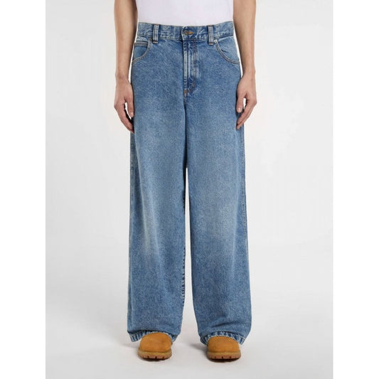Loose Wave Denim - Rinsed Blue with Fade