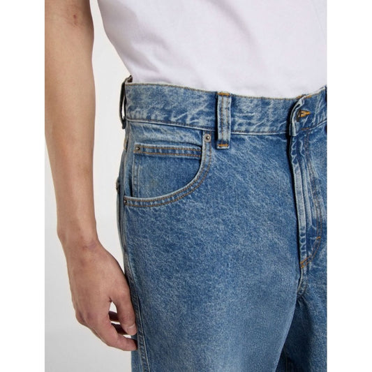 Loose Wave Denim - Rinsed Blue with Fade