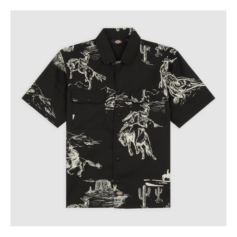 Savage S/S Work Shirt - Black