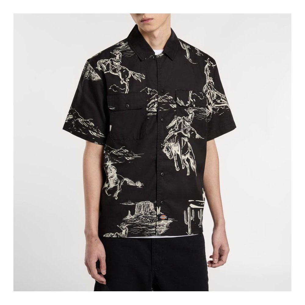 Savage S/S Work Shirt - Black