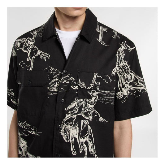 Savage S/S Work Shirt - Black