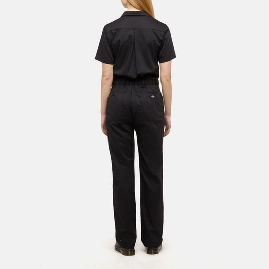 W' Short Sleeve Coverall - Black