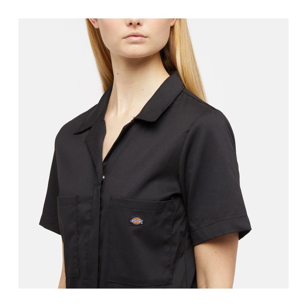 W' Short Sleeve Coverall - Black