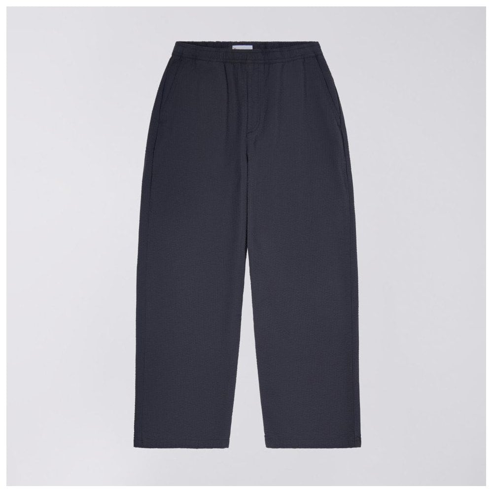 Edison Pant, Swollen Seersucker - Dark Grey (Garment Washed)