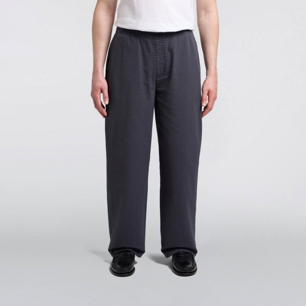 Edison Pant, Swollen Seersucker - Dark Grey (Garment Washed)