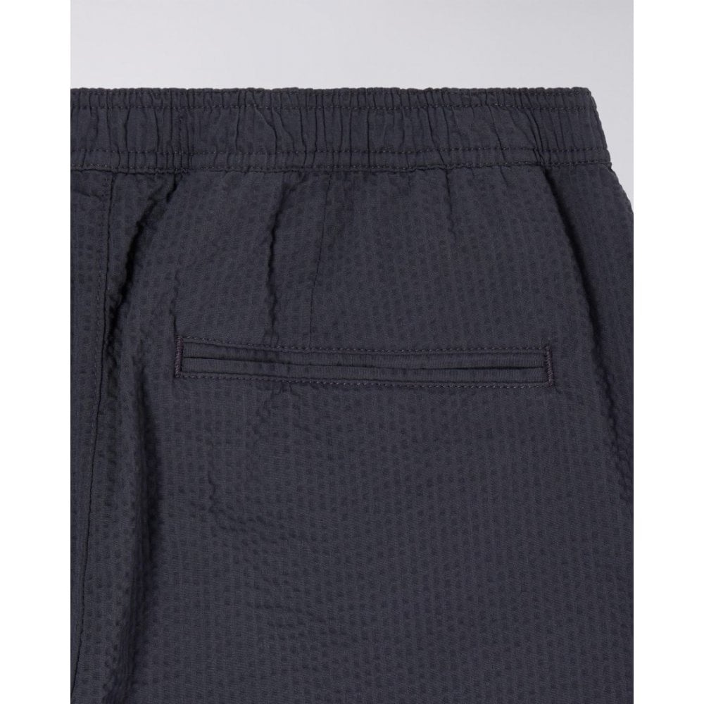 Edison Pant, Swollen Seersucker - Dark Grey (Garment Washed)