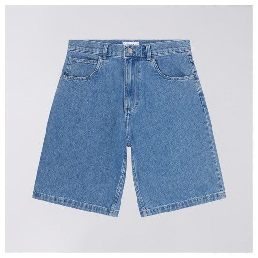 Worker Short - Blue (Light Stone Washed)