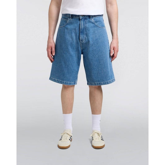 Worker Short - Blue (Light Stone Washed)