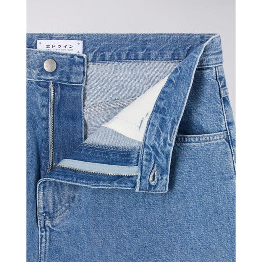 Worker Short - Blue (Light Stone Washed)