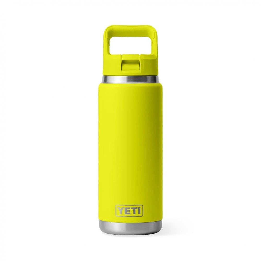 Rambler™ 26oz Bottle, Straw Cap - Firefly Yellow