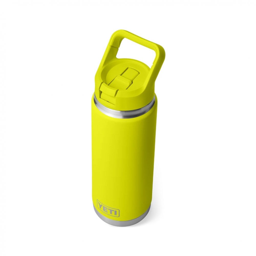 Rambler™ 26oz Bottle, Straw Cap - Firefly Yellow