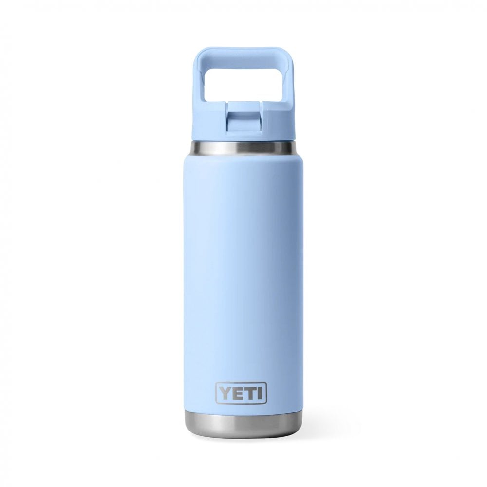 Rambler™ 26oz Bottle, Straw Cap - Big Sky Blue