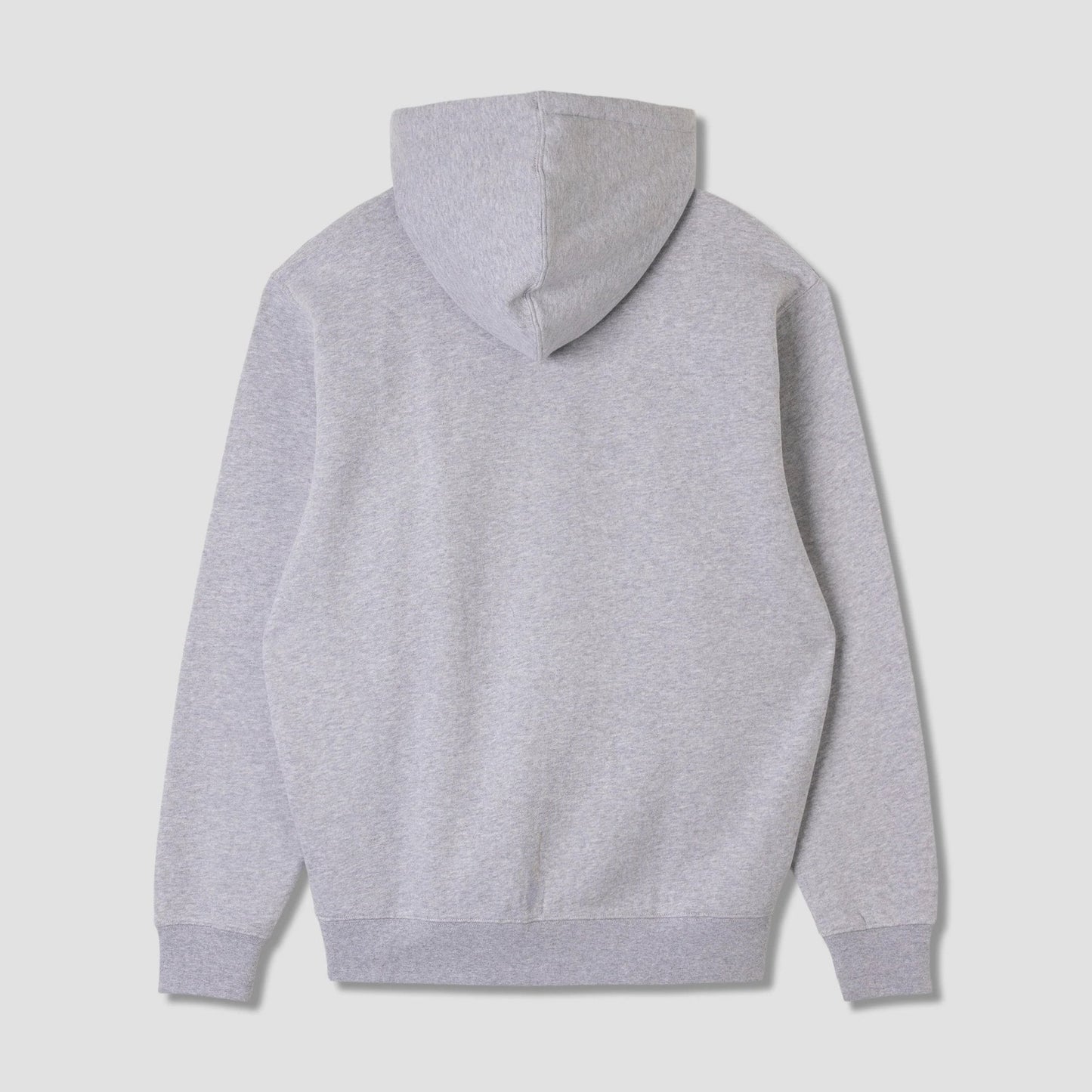 Patch Zip Hood - Grey Heather