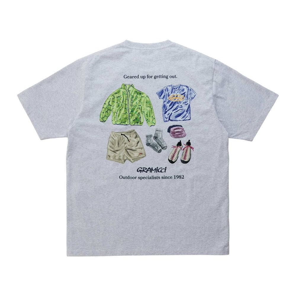 Geared Up Tee - Heather Grey