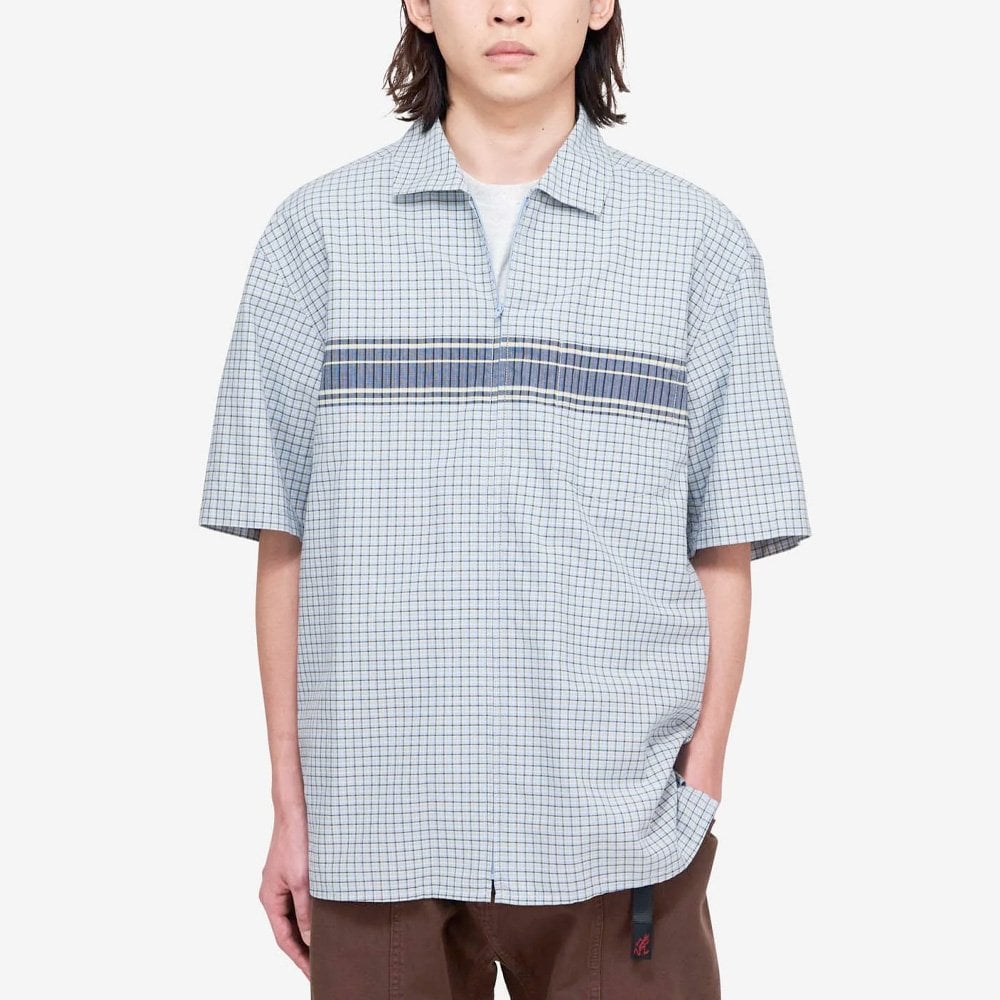 Zip Up Wave Shirt - Pacific Plaid