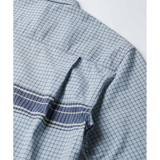 Zip Up Wave Shirt - Pacific Plaid