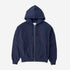One Point Zip Hooded Sweatshirt - Navy