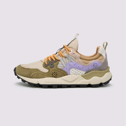 Yamano 3 Uni, Suede / Nylon - Military / Taupe / Violet