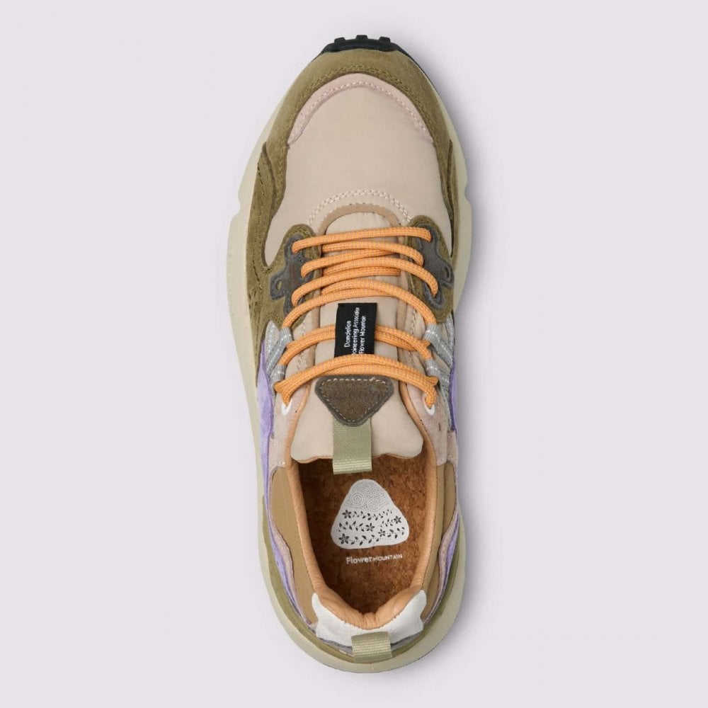 Yamano 3 Uni, Suede / Nylon - Military / Taupe / Violet