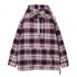 Washed Plaid Baja Hoodie - Blue