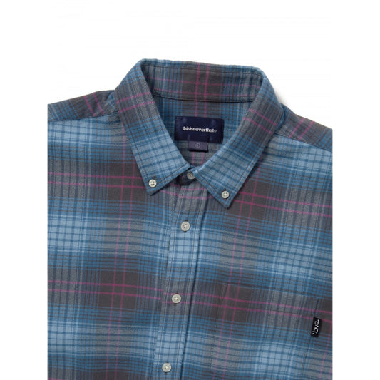 Flannel Check Shirt - Blue