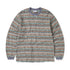 Wave Jacquard L/s Tee - Peach