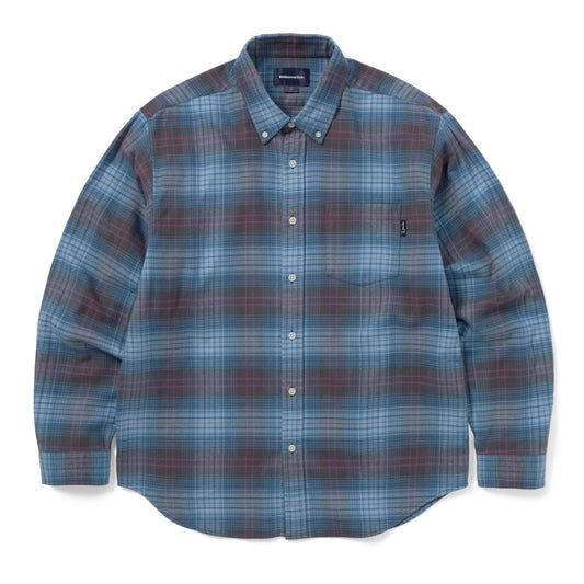 Flannel Check Shirt - Blue