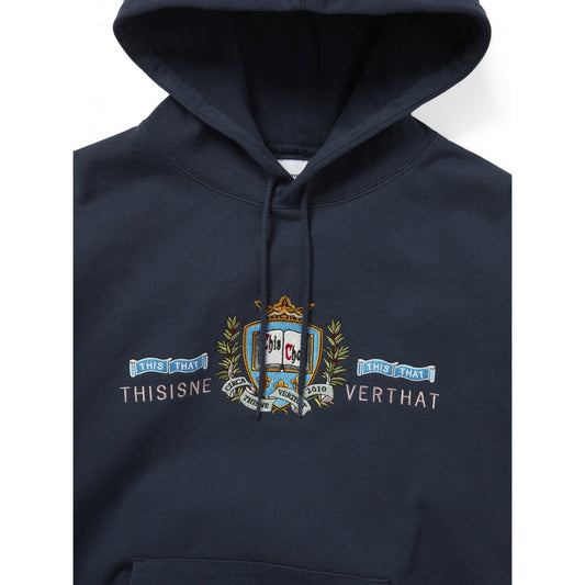 Crest Hoodie - Navy