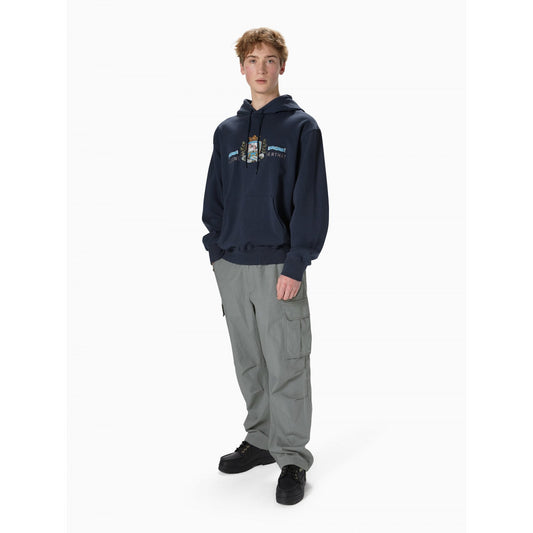 Crest Hoodie - Navy