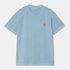 S/S Nelson T-shirt - Clay Blue (garment dyed)