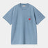 S/s Ingo Pocket T-shirt - Light Blue (garment dyed)