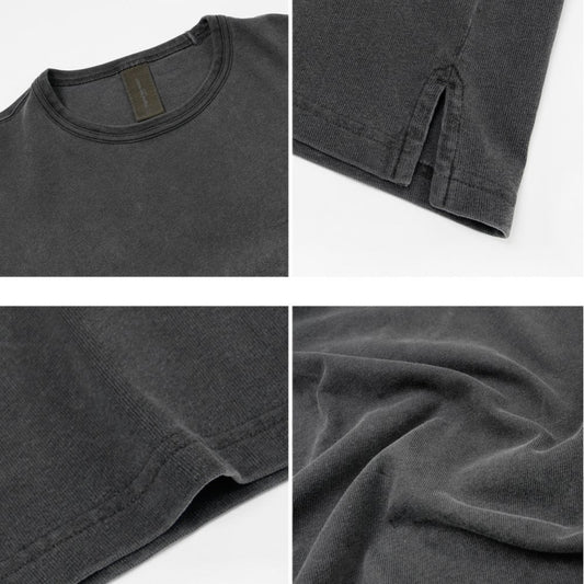 OG Pigment Dyeing Half Tee - Charcoal