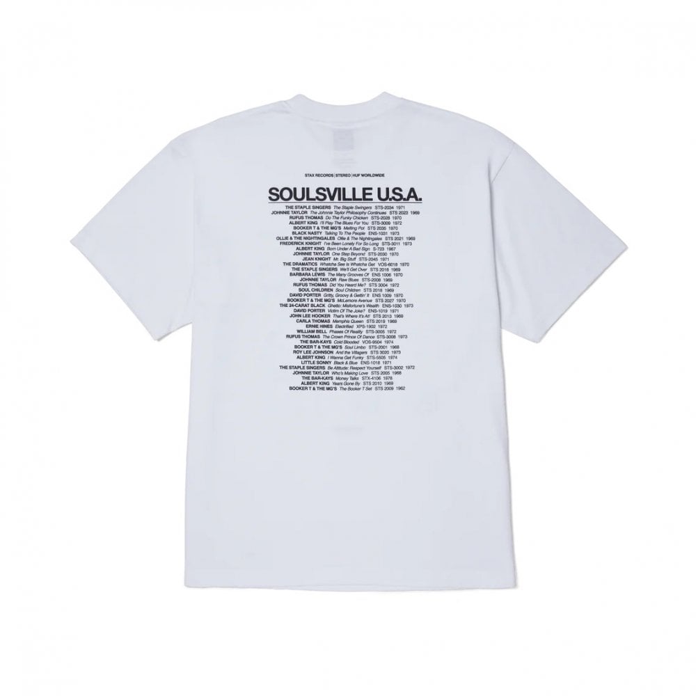HUF x Stax Soulsville USA S/S Tee - White