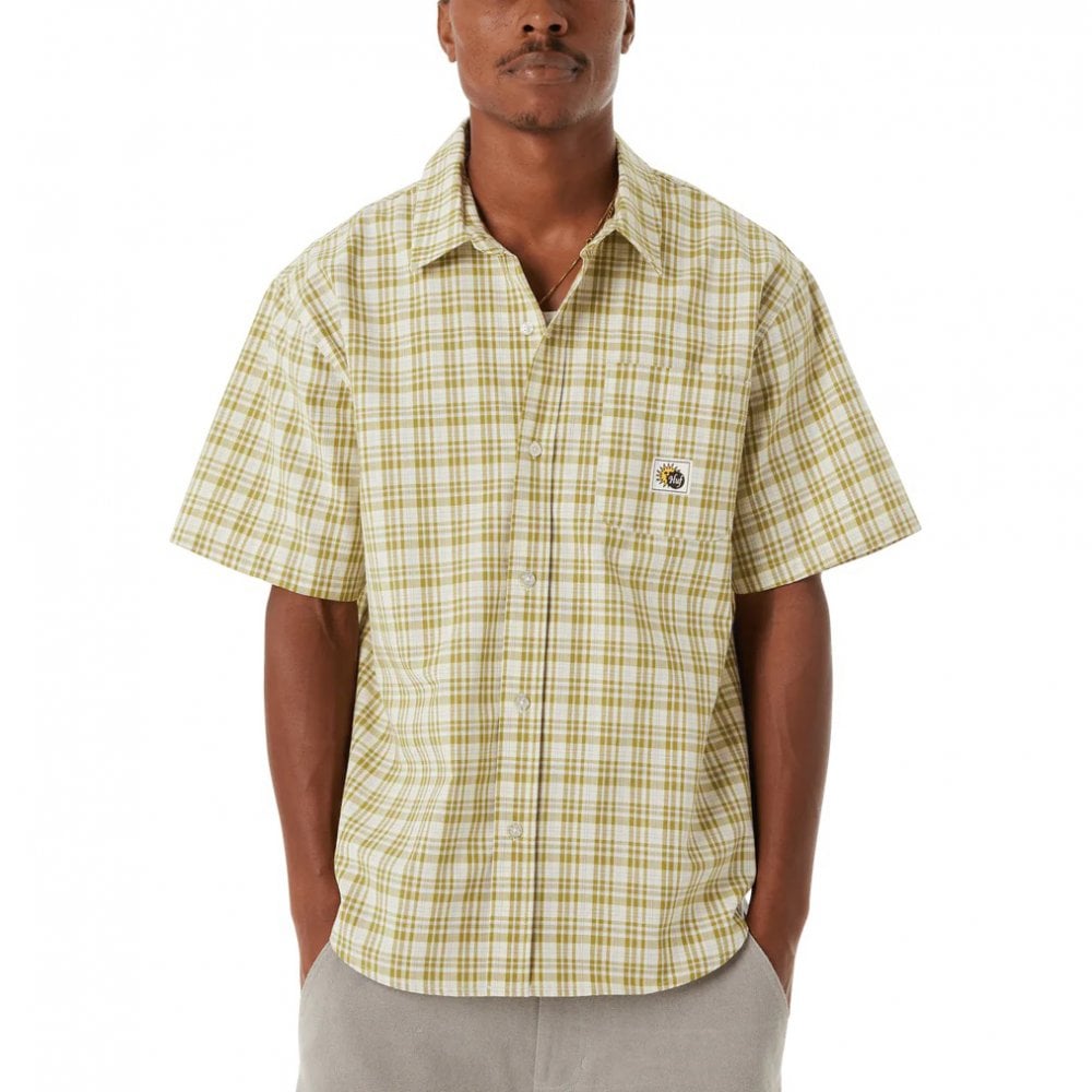 Total Eclipse S/S Plaid Shirt - Mustard