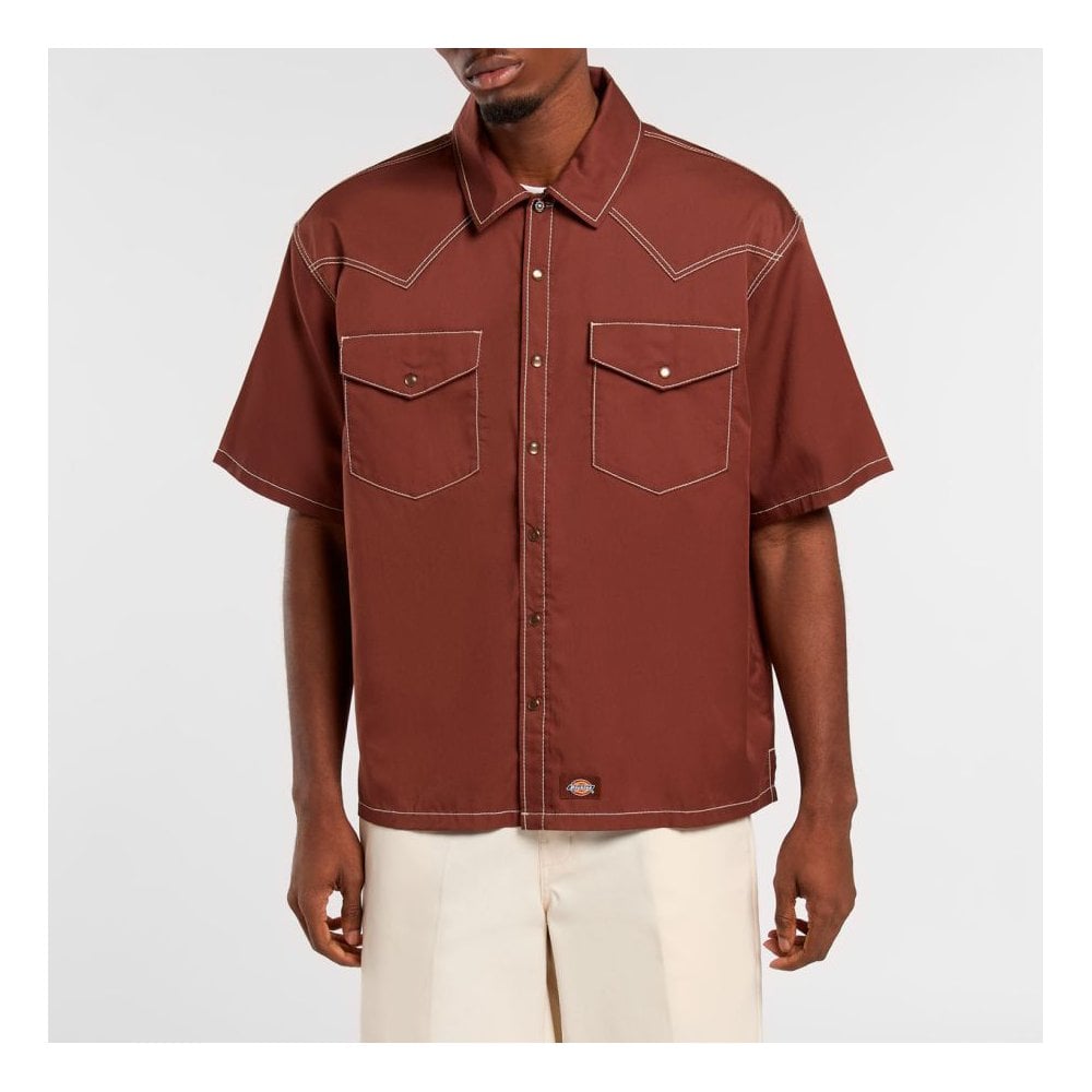 River Ranch S/S Work Shirt - Cappuccino