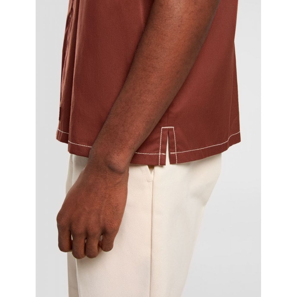 River Ranch S/S Work Shirt - Cappuccino