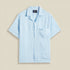 Linen Camp Collar Shirt 25 - Sky