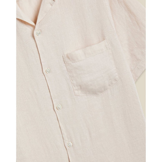 Linen Camp Collar Shirt 25 - Raw