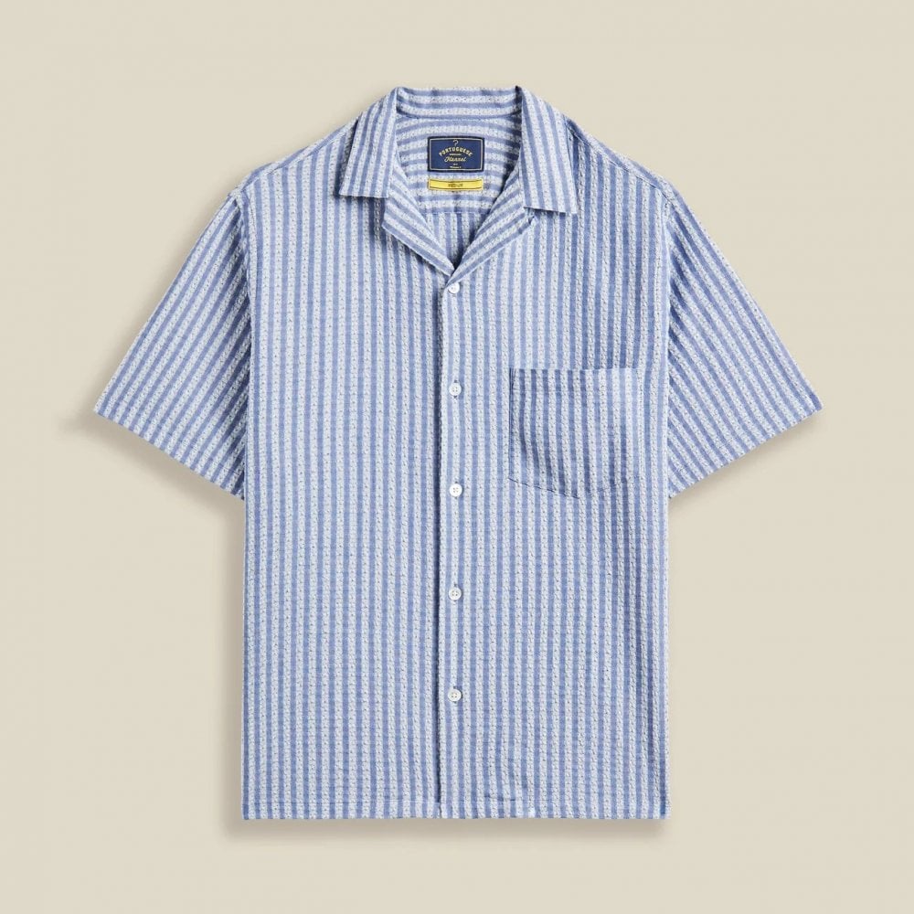 Jacquard Chambray Shirt