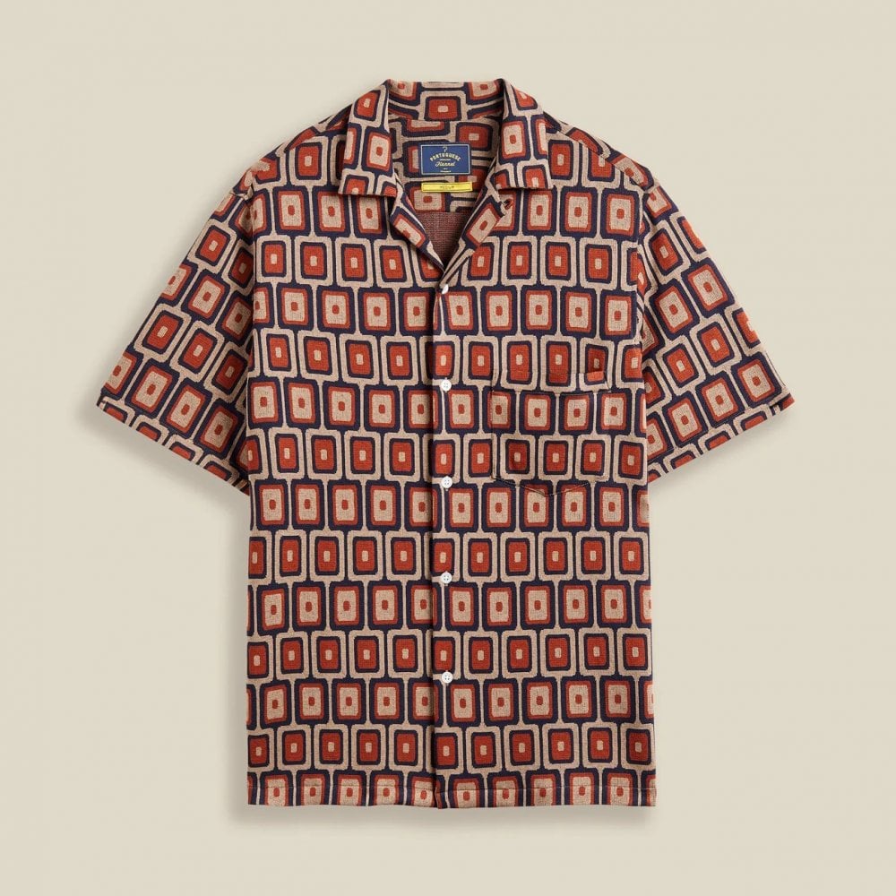 Geometric Knit Shirt - Multi