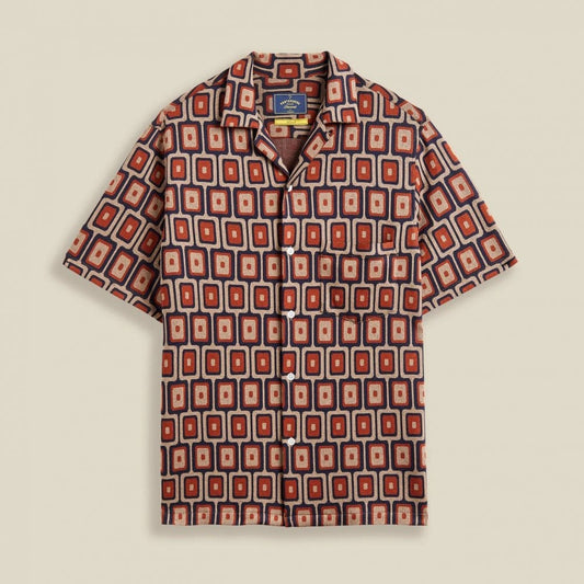 Geometric Knit Shirt - Multi