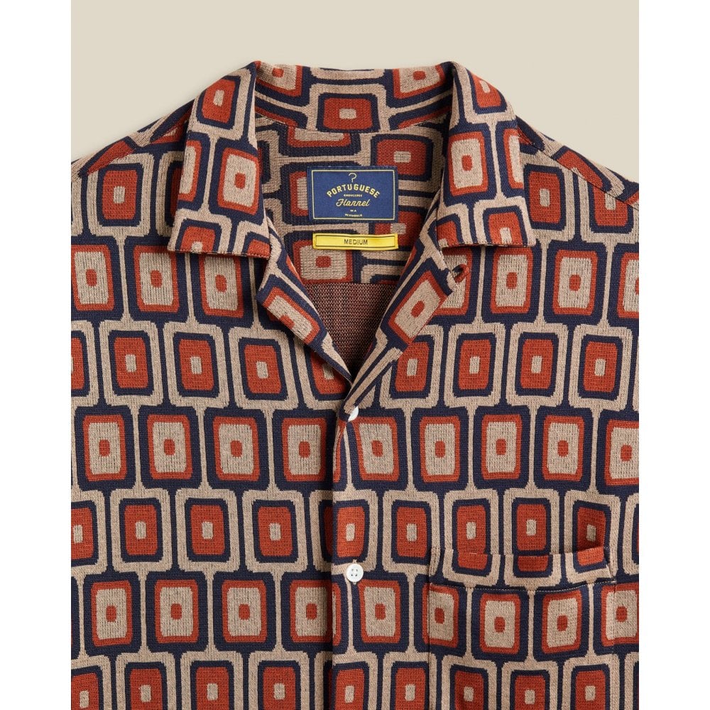 Geometric Knit Shirt - Multi
