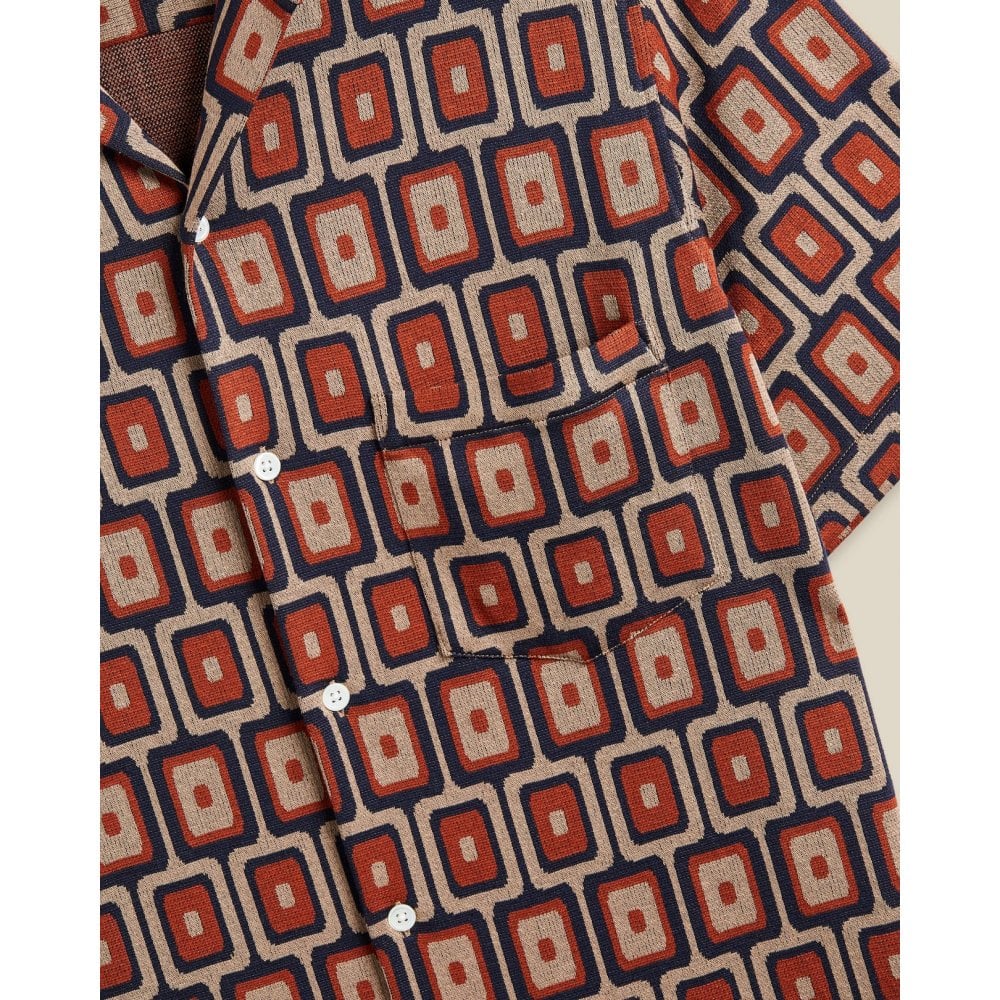 Geometric Knit Shirt - Multi